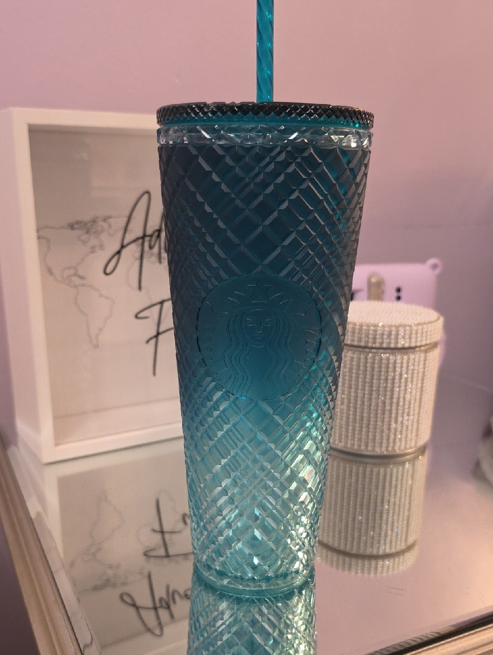 Blue Ombre Strabucks Tumbler